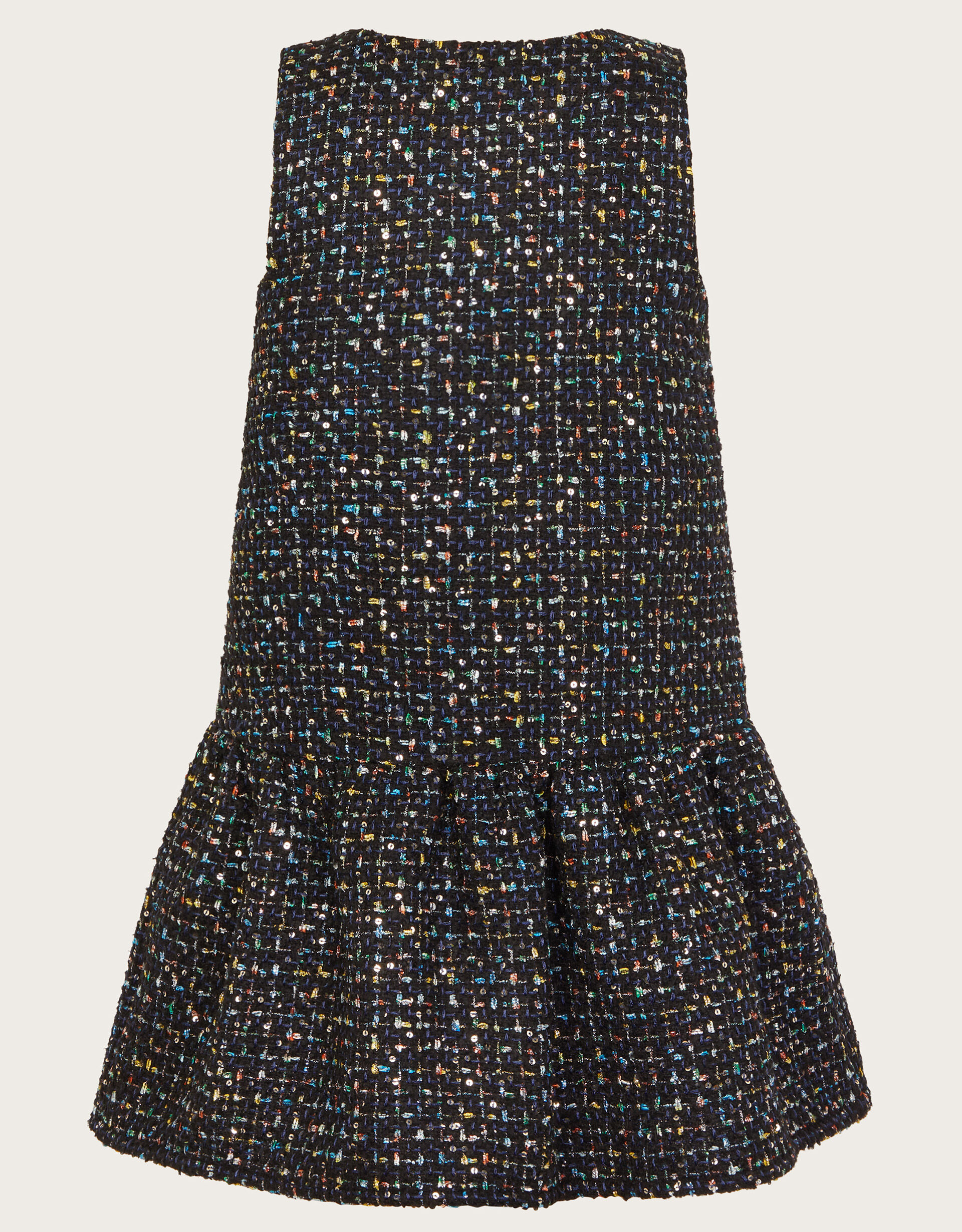 Tweed pinafore top