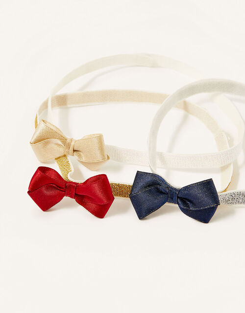 Baby Shimmer Bow Bando Set Girls Hair Accessories Monsoon Global