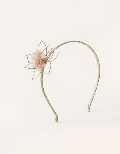 Pretty Wire Flower Headband, , large