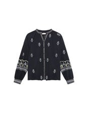 Maison Hotel Chandra Floral Blouse, Black (BLACK), large