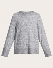 Mimi Mohair Jumper, Grey (GREY), large