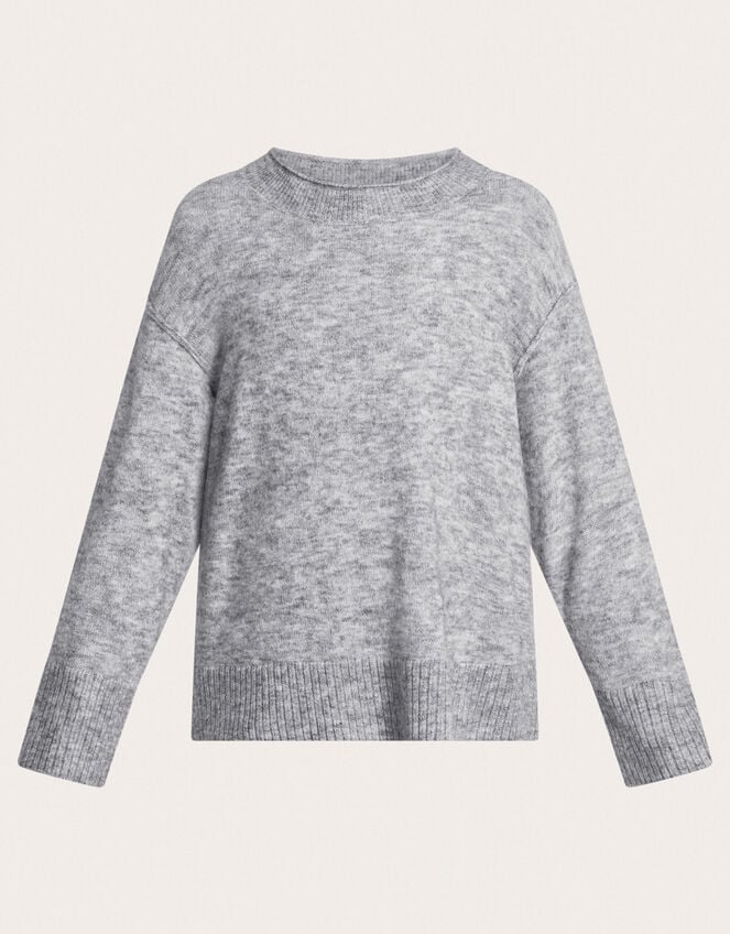 Mimi Mohair Jumper, Grey (GREY), large