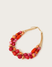 Woven Beaded Necklace, , large