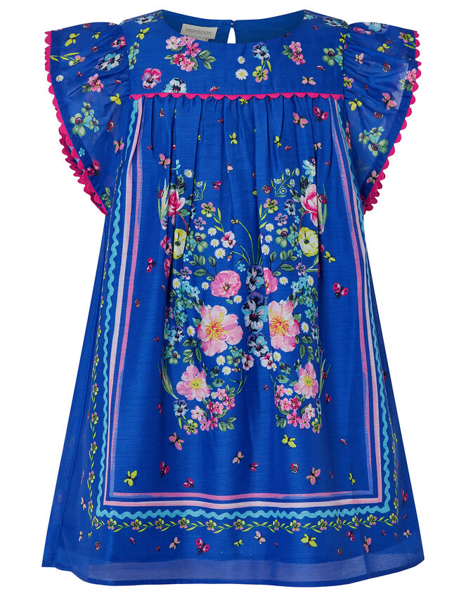 Gianna Butterfly Tunic and Leggings Set, Blue (BLUE), large