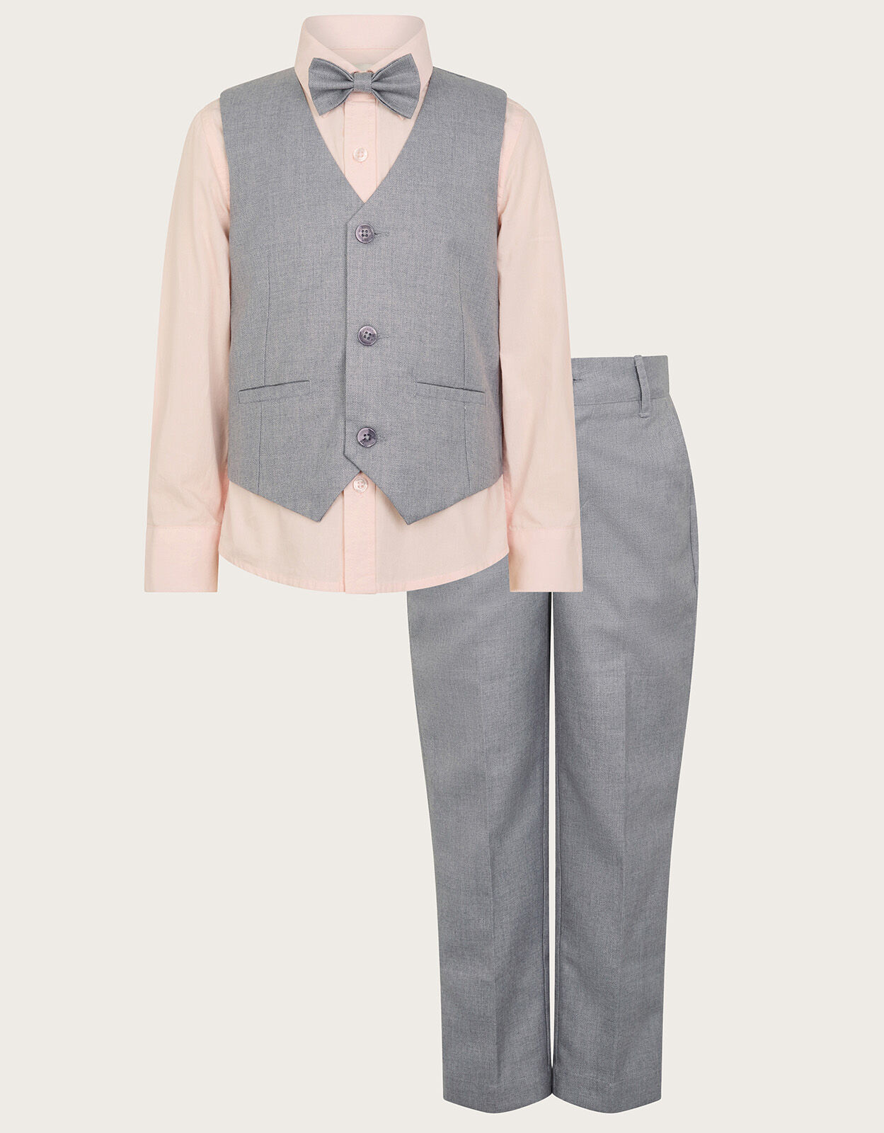 Four Piece Suit Grey Boys Suits Sets Monsoon Global