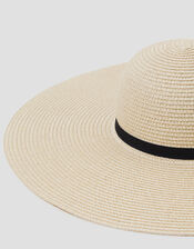 Mae Floppy Straw Sun Hat, , large