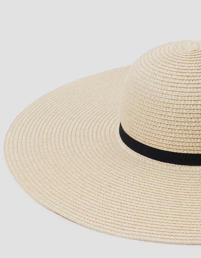 Mae Floppy Straw Sun Hat, , large