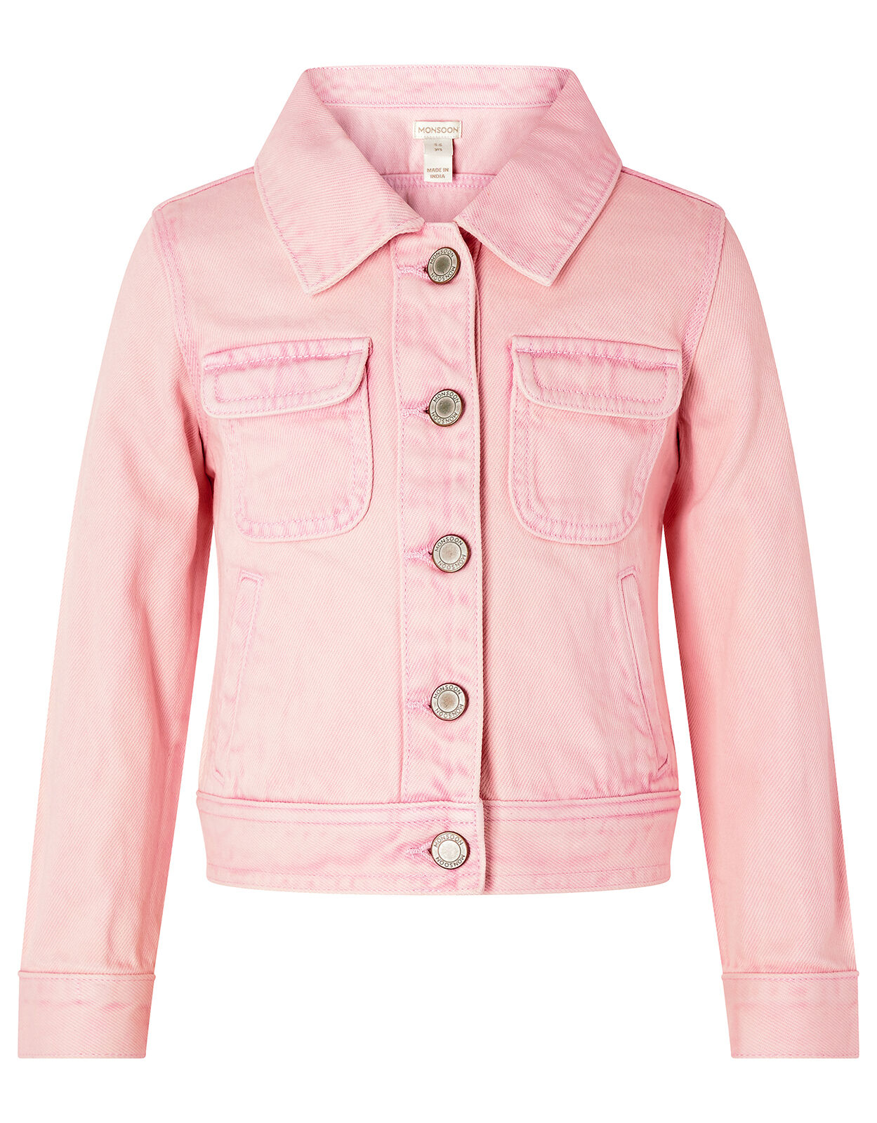 Primrose Tie Dye Denim Jacket Pink