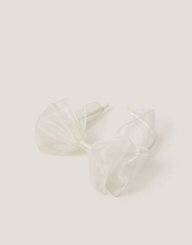 Organza Bow Headband, , large