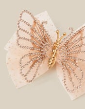 Spring Butterfly Bow Hair Clip, Gold (GOLD), large