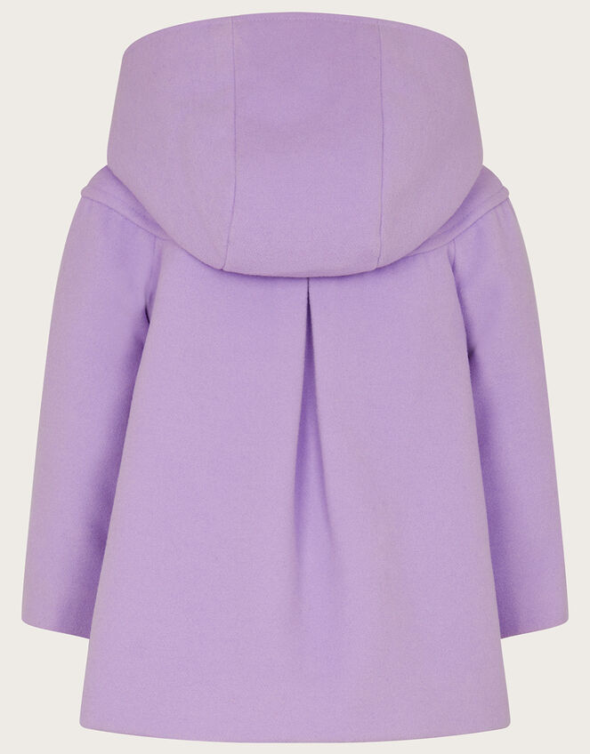 Baby Heart Pocket Coat, Purple (LILAC), large