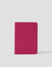 Faux Leather Passport Holder, Pink (PINK), large