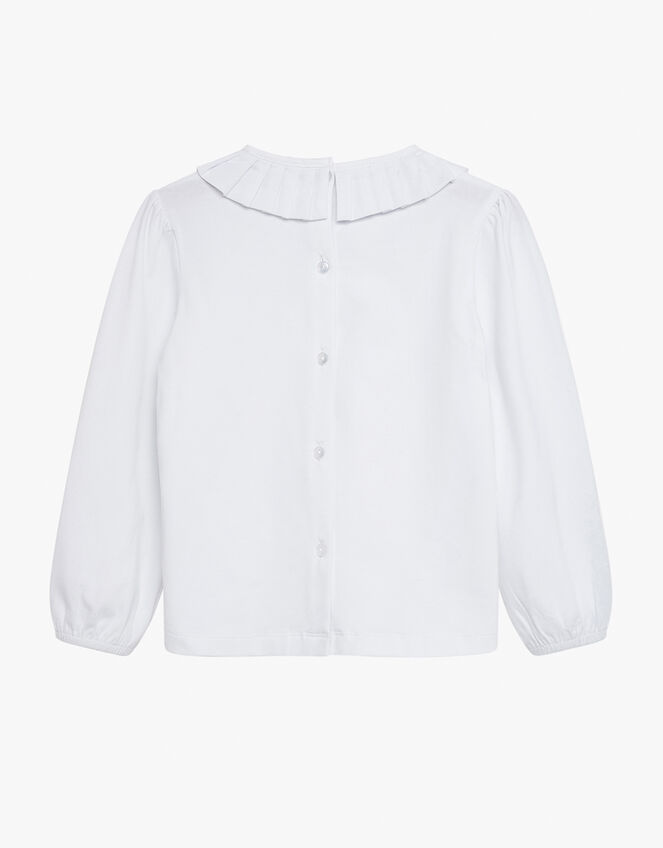 Trotters Lottie Jersey Top, White (WHITE), large
