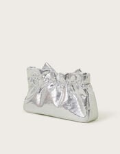 Mirror Metallic Bow Bag, , large