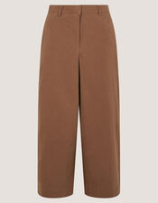 Luna Cropped Wide Leg Pants, Camel (CAMEL), large