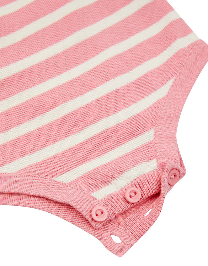Newborn Baby Swan Knit Romper Set, Pink (PINK), large