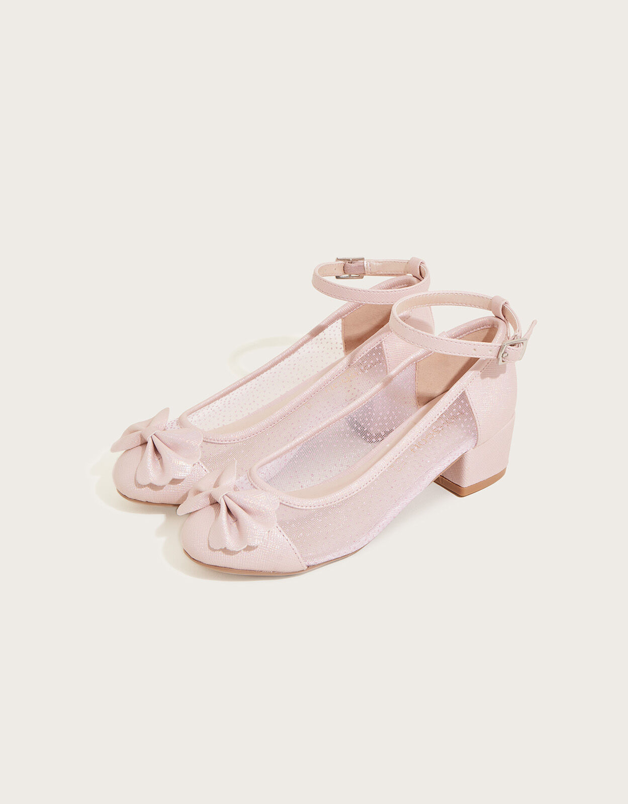 Princess Bow Heels Pink