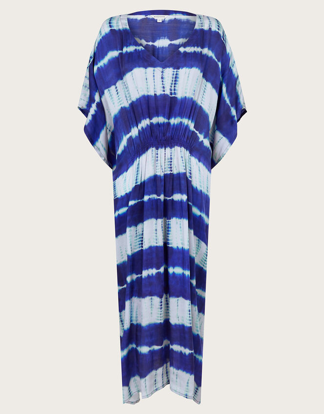 Nova Tie Dye Kaftan, Blue (BLUE), large