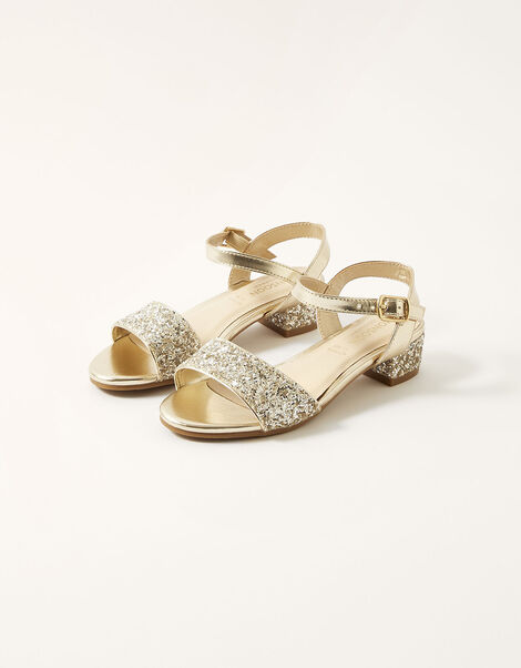 Glitter Sandals Gold, Gold (GOLD), large