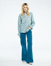 Fabienne Chapot Benoit Blouse, Teal (TEAL), large