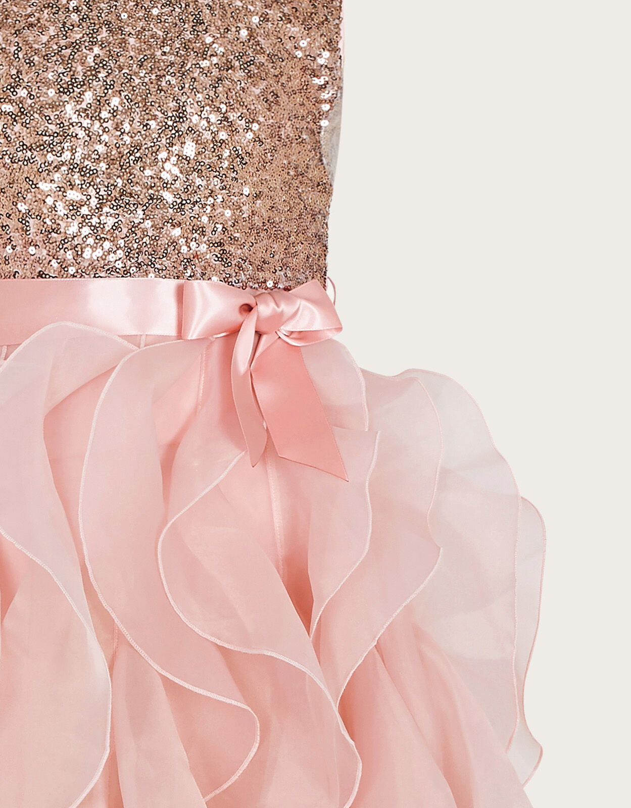 Monsoon pink on sale sequin dress