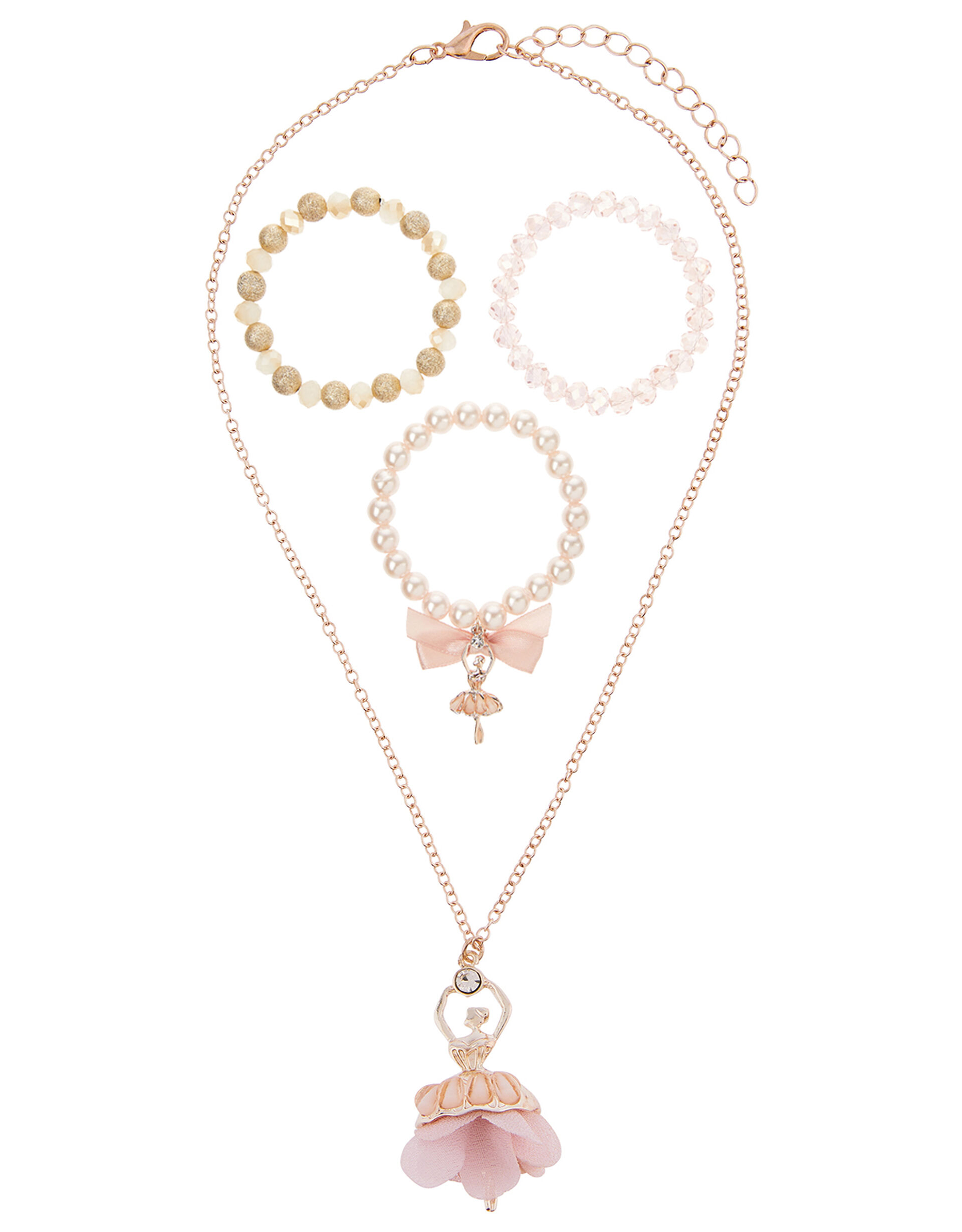 Valentina Ballerina Necklace and Bracelet Set, , large