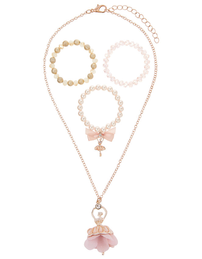 Valentina Ballerina Necklace and Bracelet Set, , large