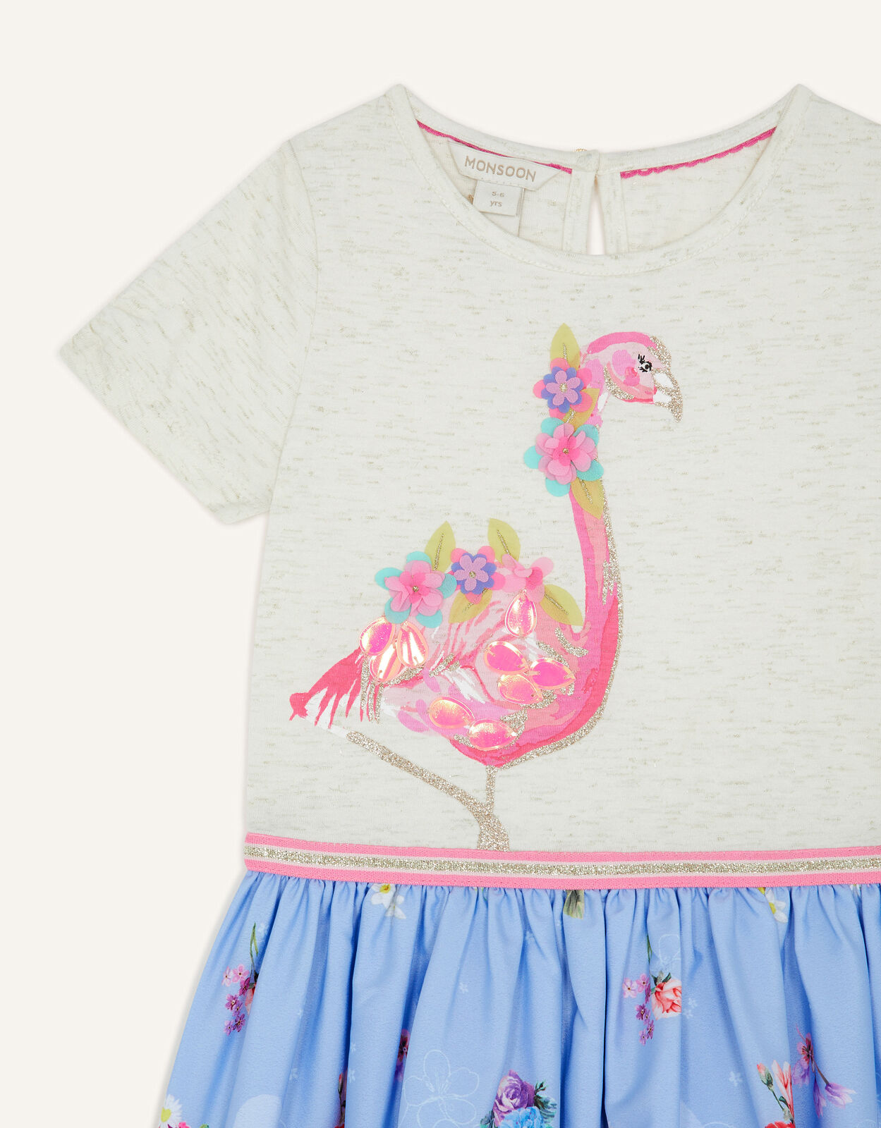 Monsoon flamingo dress hotsell
