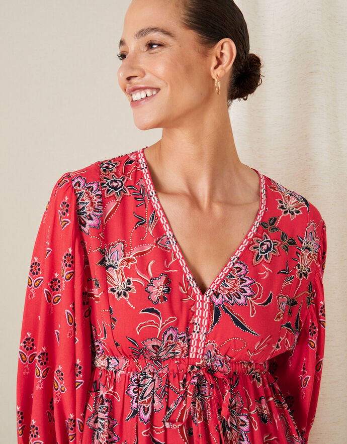 Danisha Abstract Floral Dress main image 0