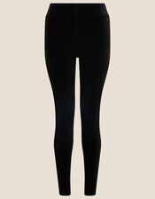 Velvet Leggings, Black (BLACK), large