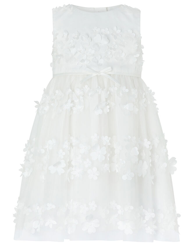 Baby Pretty Petal Occasion Dress, Ivory (IVORY), large
