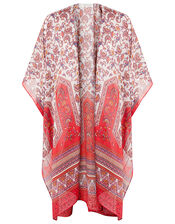Becca Lightweight Paisley Cover-Up in Recycled Polyester, , large