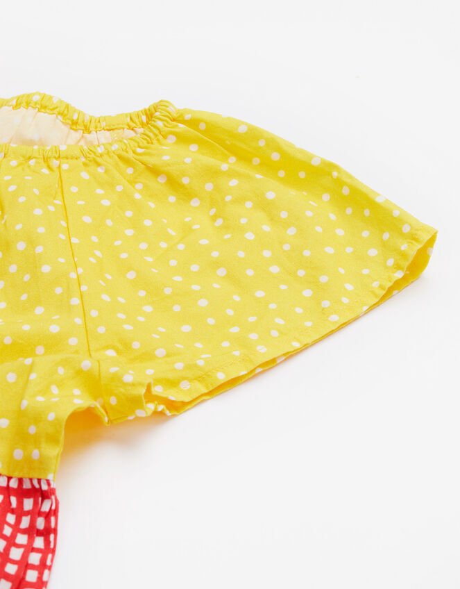 Frugi Dorothy Print Tiered Swing Dress, Multi (MULTI), large