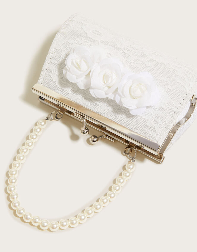 Flower Lace Bridesmaid Mini Bag, , large