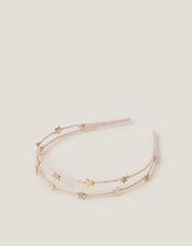 Diamante Star Wire Headband, , large