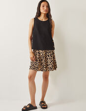 Lucy Button Tank Top, Black (BLACK), large