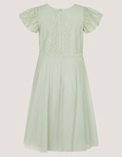 Keisa Embellished Lace Party Dress, Green (SAGE), large