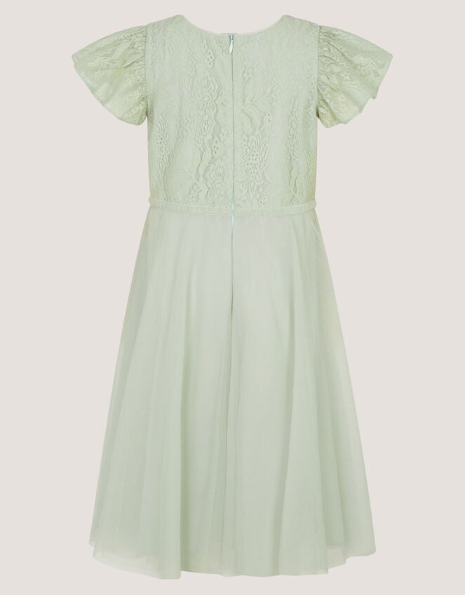 Keisa Embellished Lace Party Dress, Green (SAGE), large