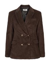 Moliin Alice Corduroy Double Breasted Blazer, Brown (BROWN), large