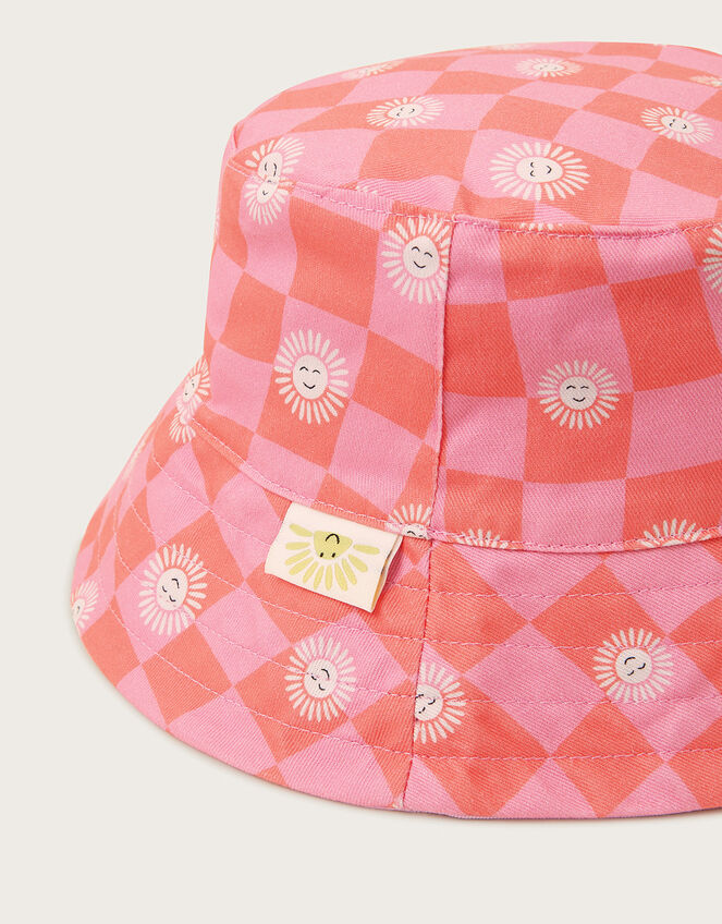 Checkerboard Bucket Hat, Pink (PINK), large