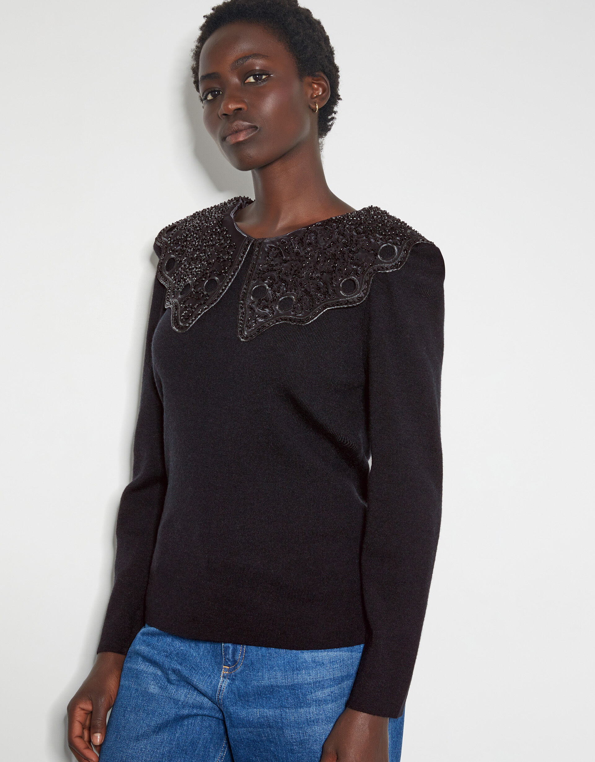 Beaded jumpers top
