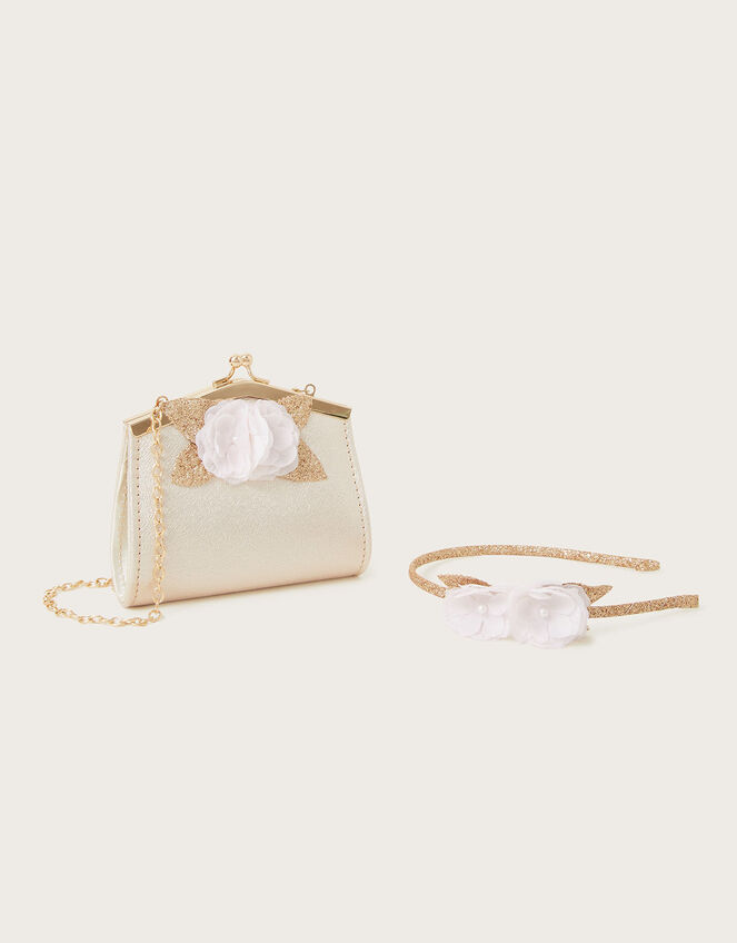Ella Roses Bag and Headband Set, , large