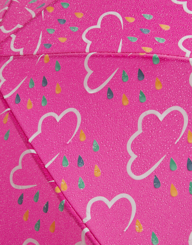 Grass and Air Colour-Revealing Umbrella, Pink (FUCHSIA), large