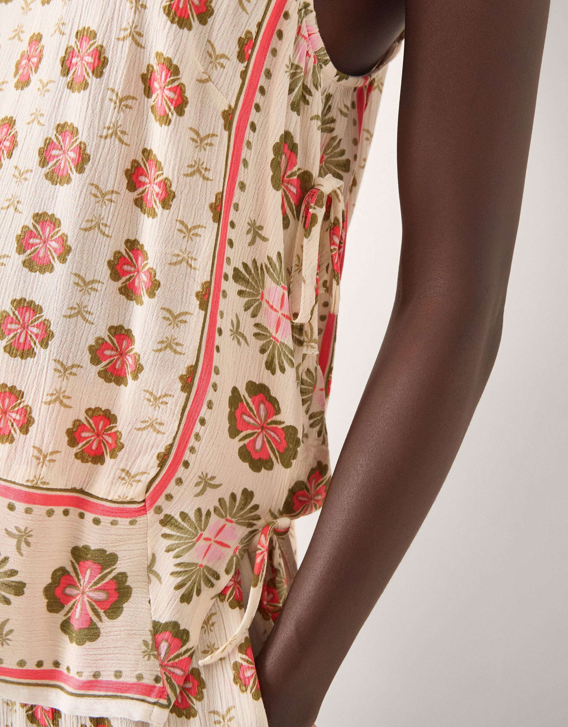 Maddie Floral Print Cami Top Ivory | Vests, Camisoles And