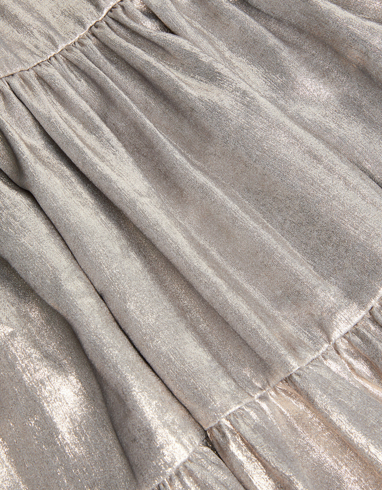 Shimmer Collar Dress Grey