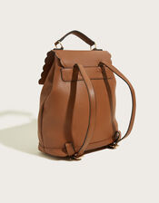 Scallop Backpack, Tan (TAN), large