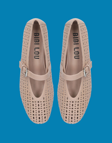 Bibi Lou Maia Mary Jane Ballet Flats, Camel (BEIGE), large