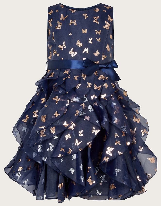 Butterfly Cancan Dress, Blue (NAVY), large