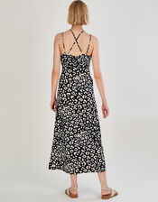 Strappy Animal Print Maxi Dress, Multi (MULTI), large