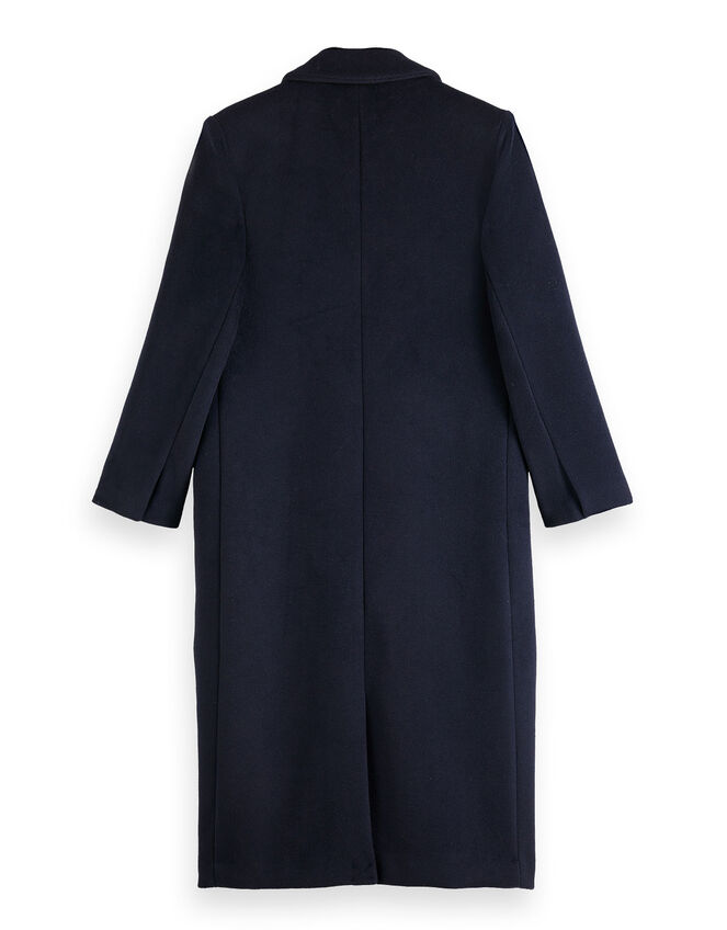 Scotch and Soda Double-Breasted Coat, Blue (NAVY), large
